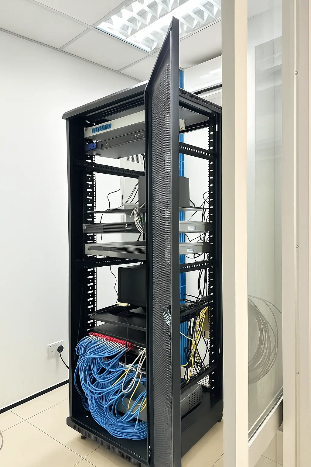 Pemasangan penghawa dingin di pejabat