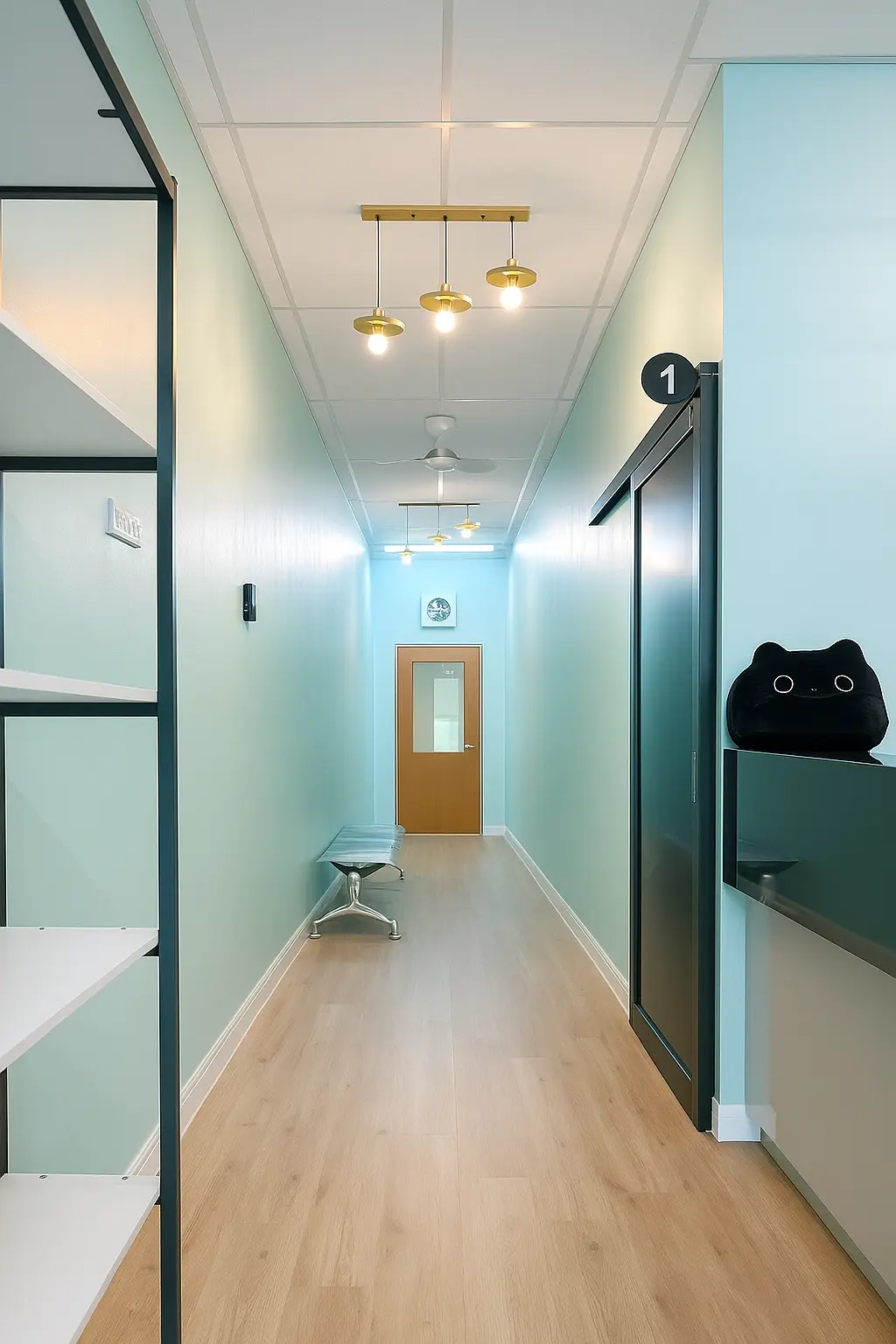 Pendawaian elektrik di pejabat korporat